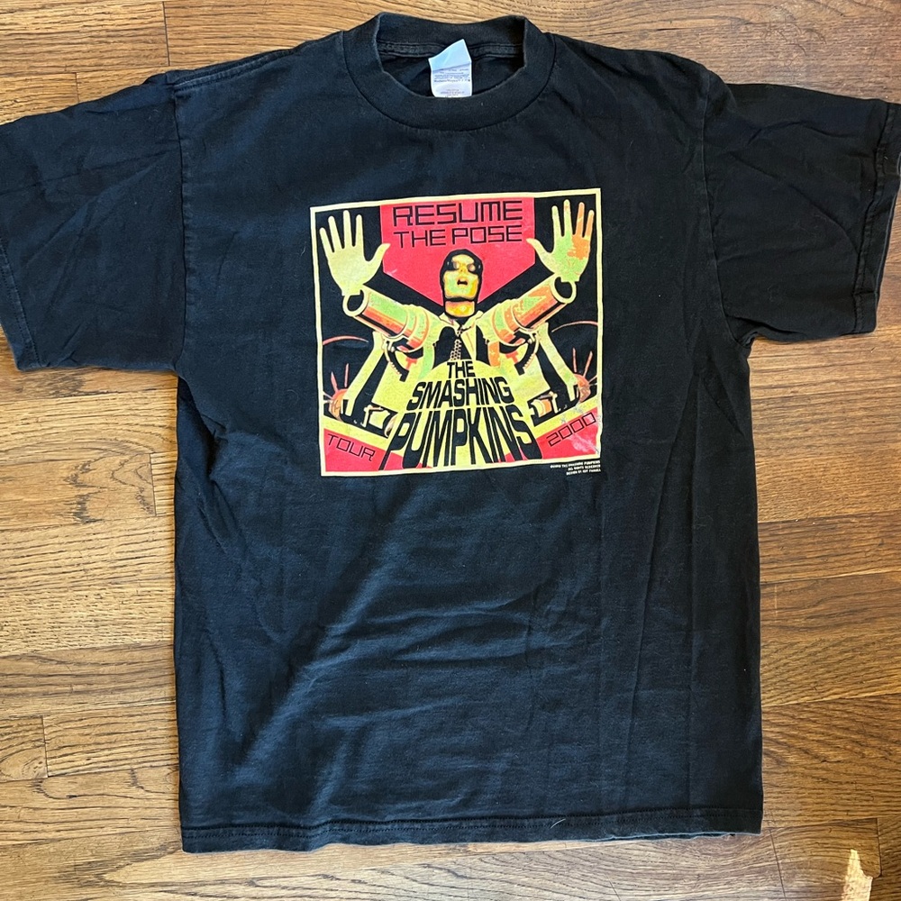 Vintage 2000 Smashing Pumpkins “Resume the pose” tour Rare Original Tultex Shirt